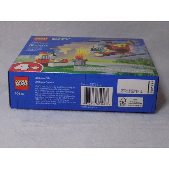 LEGO City Fire Helicopter Toy 60318 Brand New Building Toys - Picture 6 of 10